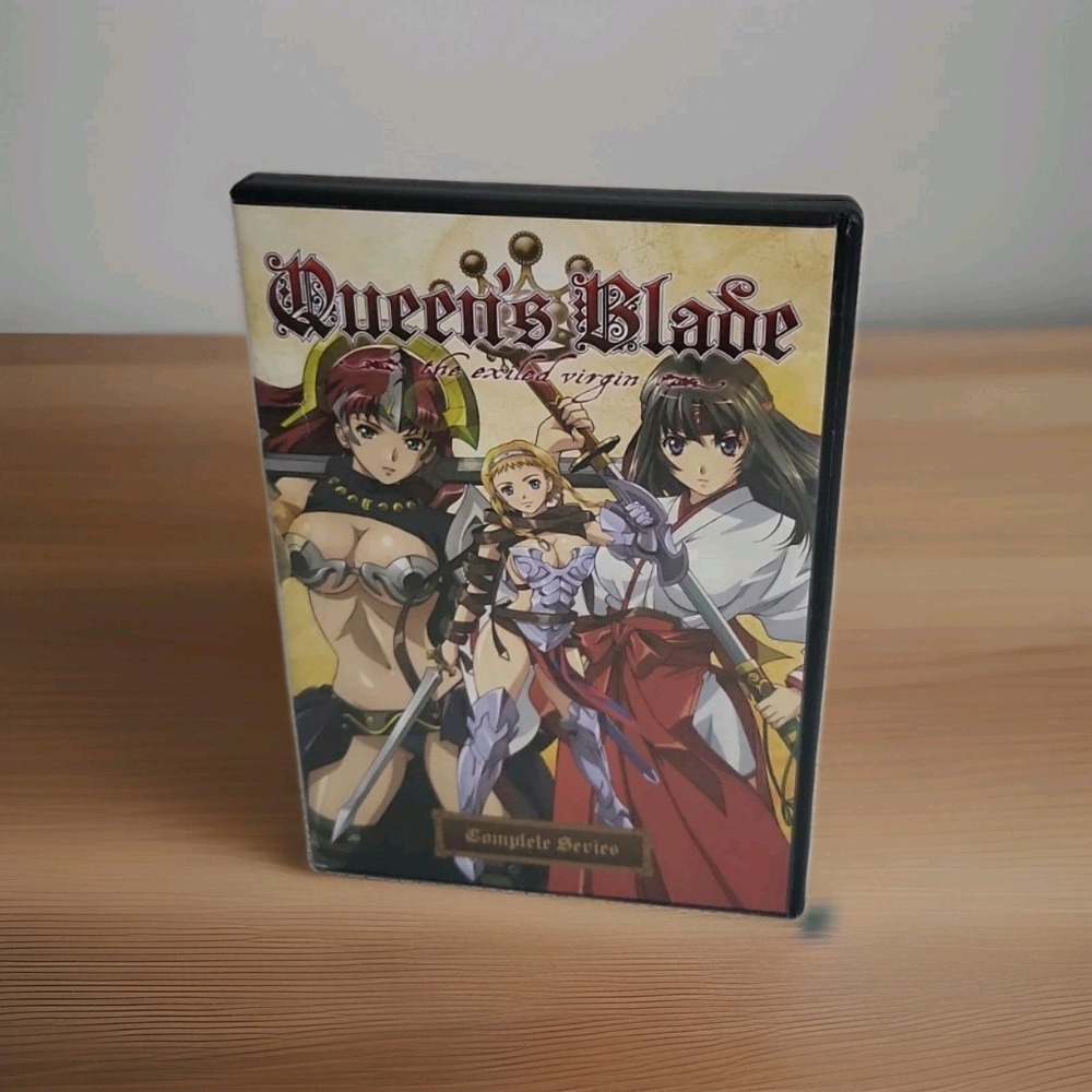QUEEN'S BLADE THE EXILED VIRGIN THE COMPLETE SERIES 3-DISC DVD SET EPISODES 1-12